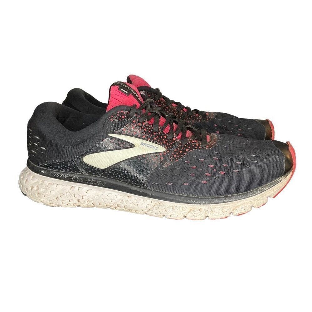 Brooks Glycerin 16 Women's Sz 10.5 1202781B070 Running Shoes Sneakers Black Pink